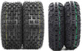 Complete Set of 4 ATV UTV Tires 21x7-10 Front & 20x10-9 Rear 4 PR Tubeless All-Terrain Tires S422