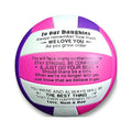 Pink 8 Inch Soft Touch Beach Volleyball H413