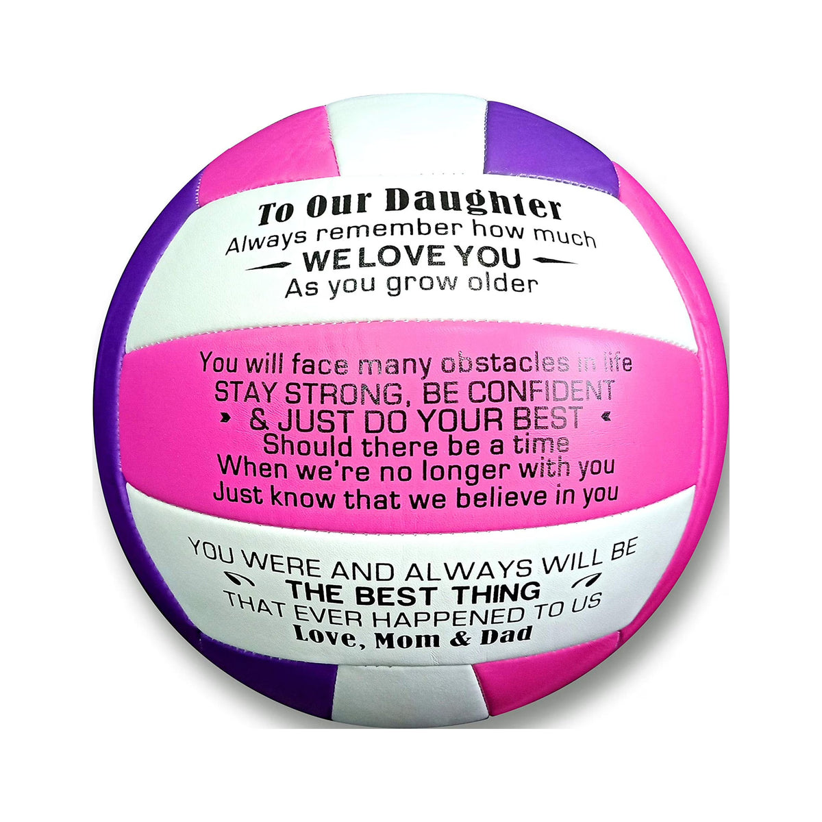 Pink 8 Inch Soft Touch Beach Volleyball H413