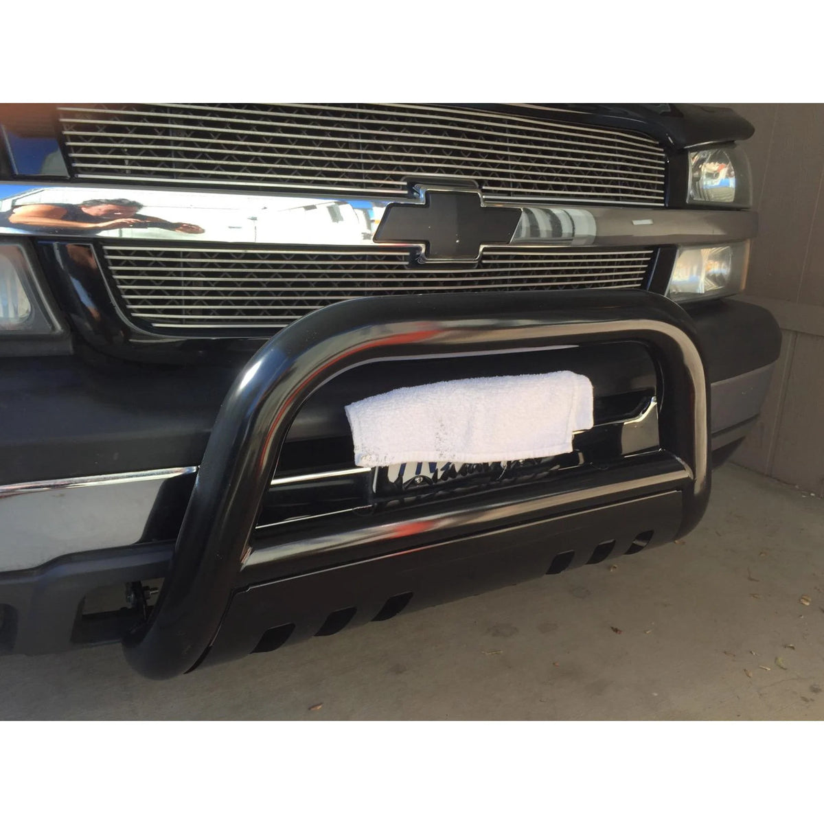 Black 3" Bull Bar Bumper Grille Guard R233