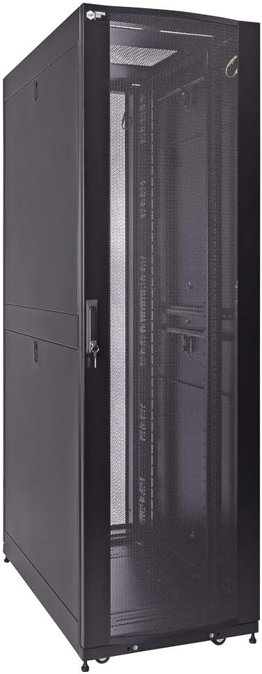 42U Server Rack Cabinet, 1000mm Depth, Black D9167