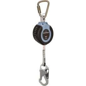 10' Compact Web Self-Retracting Lifeline with Steel Carabiner and Snap Hook G150