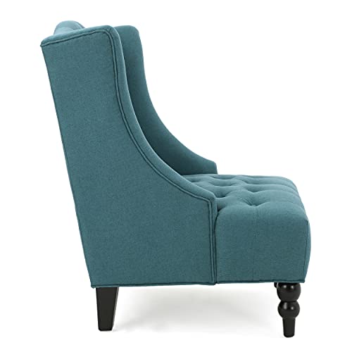 Dark Blue Fabric Club Chair B99752