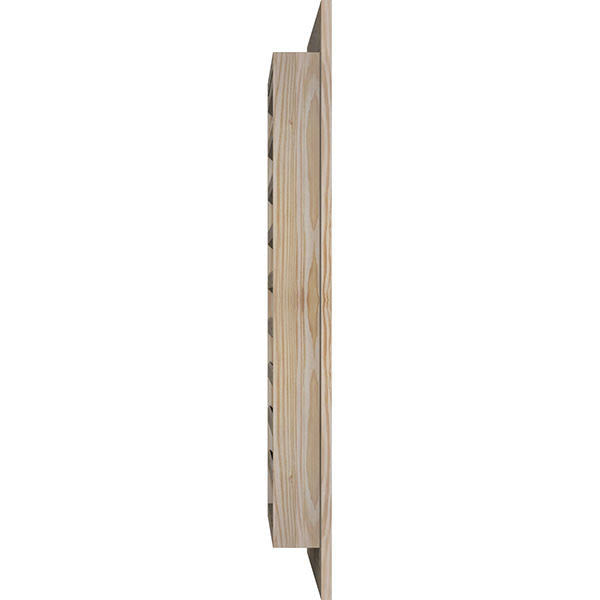20-in W x 12-in H Smooth Pine Gable Vent A331