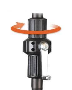 9 ft. Fiberglass Market Umbrella Collar Tilt Bronze G9164