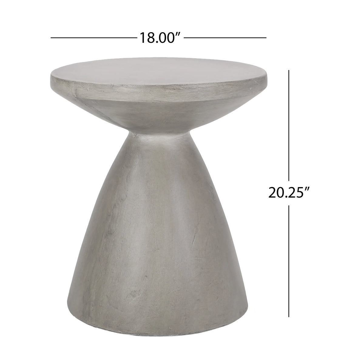 Lightweight Concrete Outdoor Side Table J45794