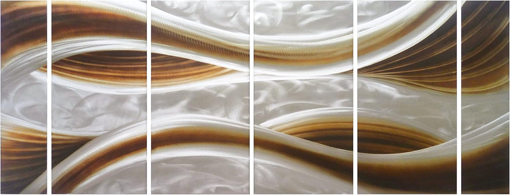 3D Metal Wall Art 6-Panels 24 x 65 M2765