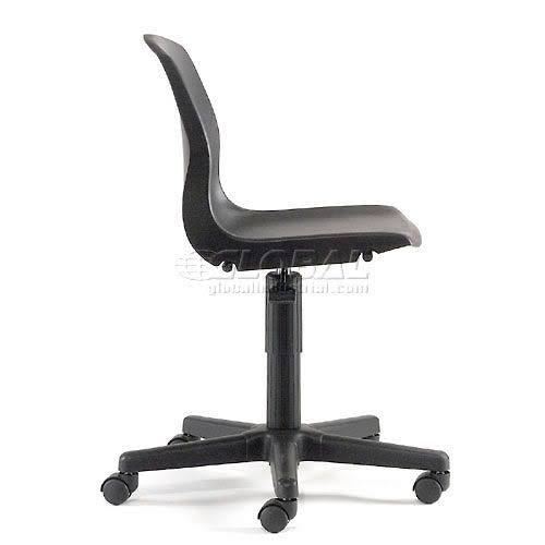Black Plastic Office Chair V655