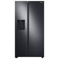 Side by Side Refrigerator in Black Stainless Steel I478
