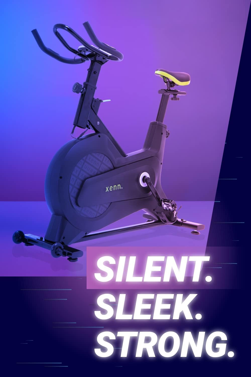 Exercise Bike Indoor Cycling Bike with Pulse Monitor, 256lbs Weight Capacity J333142