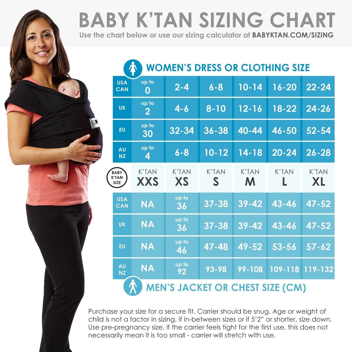 Gray Print Baby Wrap Carrier S858