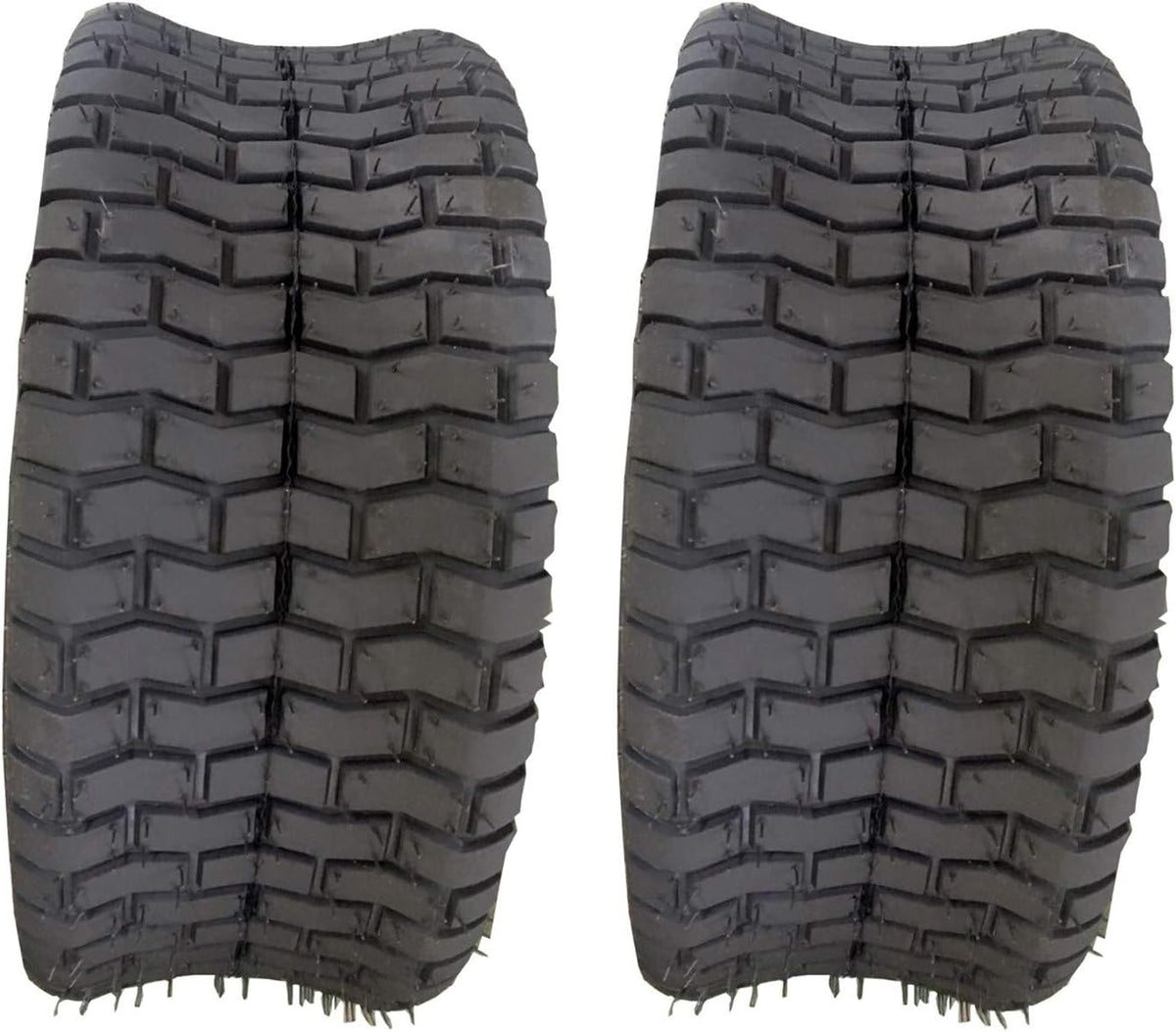 2pcs Turf Tires 16x6.50-8 4ply Tubeless Lawn Garden Mower Tractor Cart Tires W5674