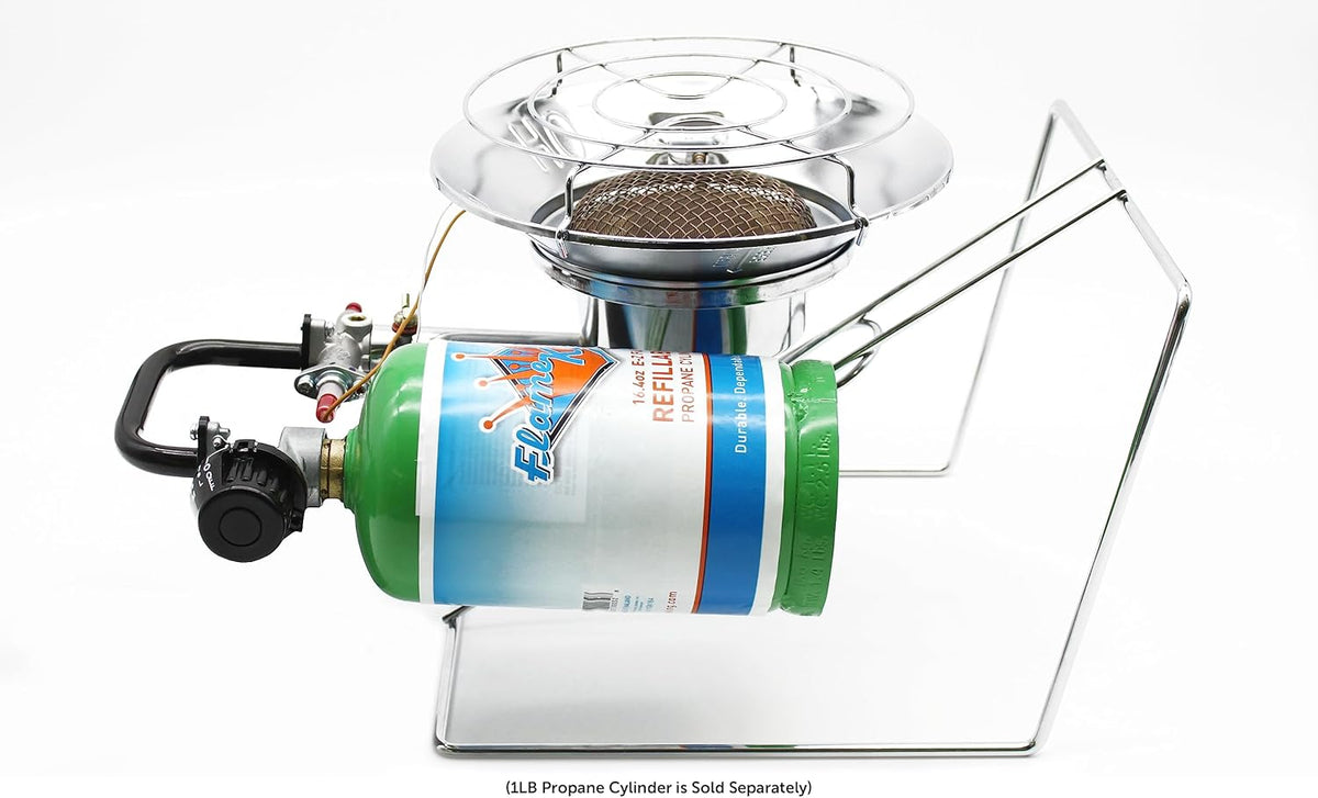 Portable Propane Heater Cooker 15,000 BTU Silver K57887