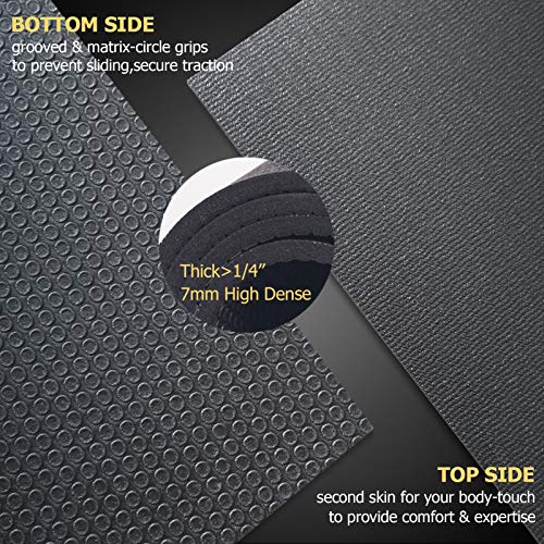 Large Non-Slip Exercise Mat 7mm F58084