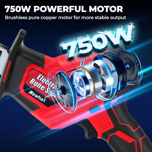 Cordless Electric Bone Saw Machine with 4 Blades 3000mAh X989755