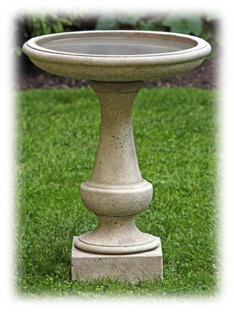 Cast Stone Bird Bath G12734
