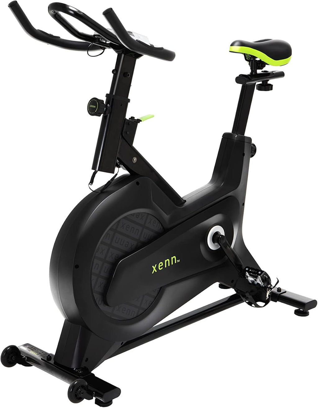 Exercise Bike Indoor Cycling Bike with Pulse Monitor, 256lbs Weight Capacity J333142