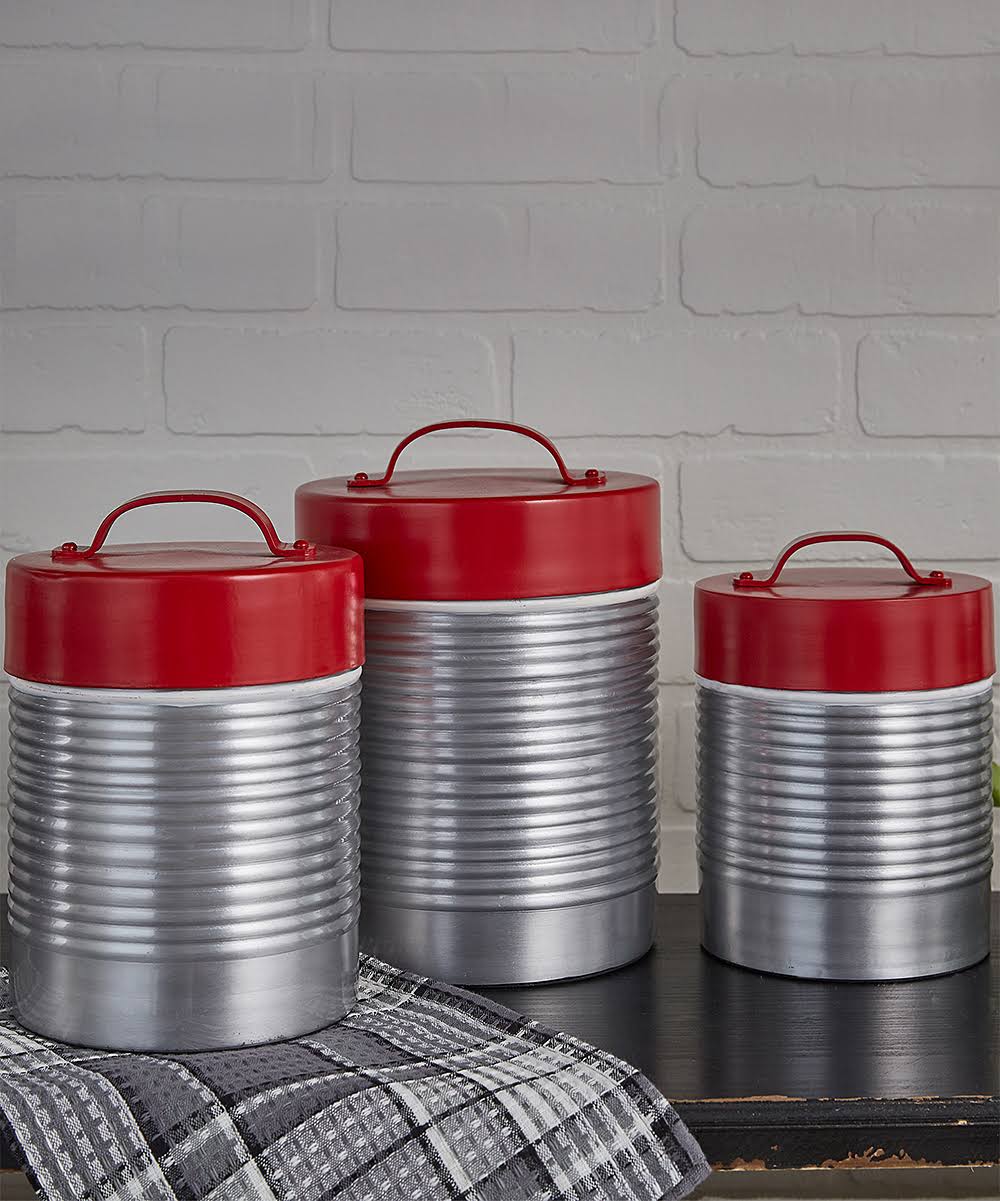 Enamelware Canister Set of 3 Q541485