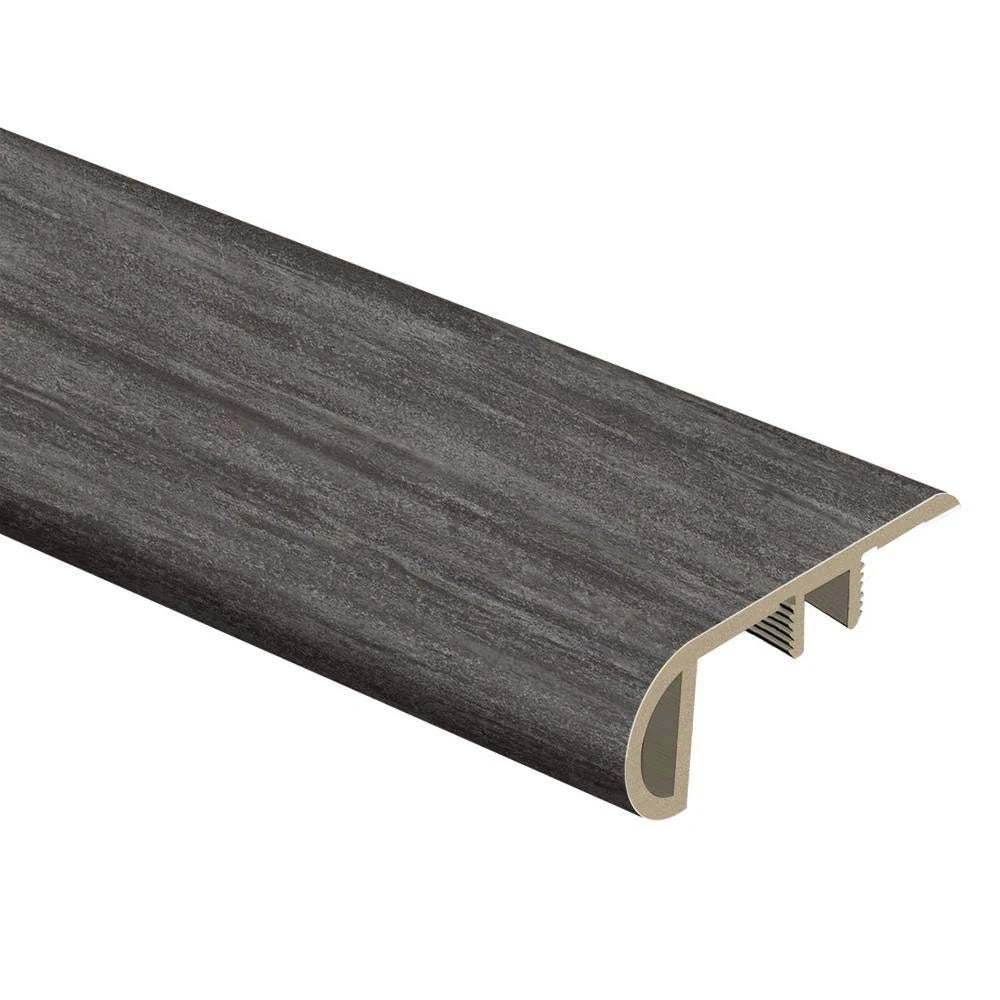 1 in. Thick x 2-1/2 in. Wide x 94 in. L Vinyl Stair Nose Molding J640