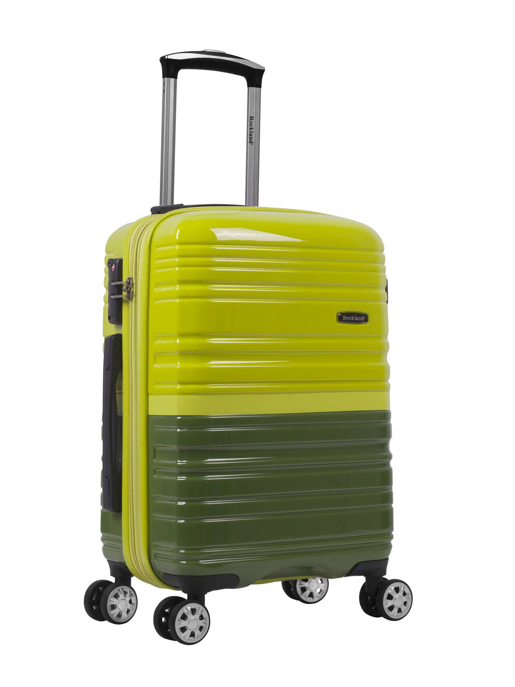 Green Expandable Polycarbonate Carry-On O932396