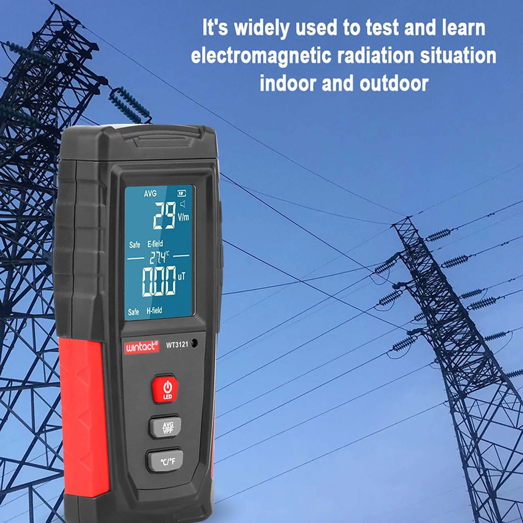 Electromagnetic Field Radiation Detector Handheld Emf Meter R715324