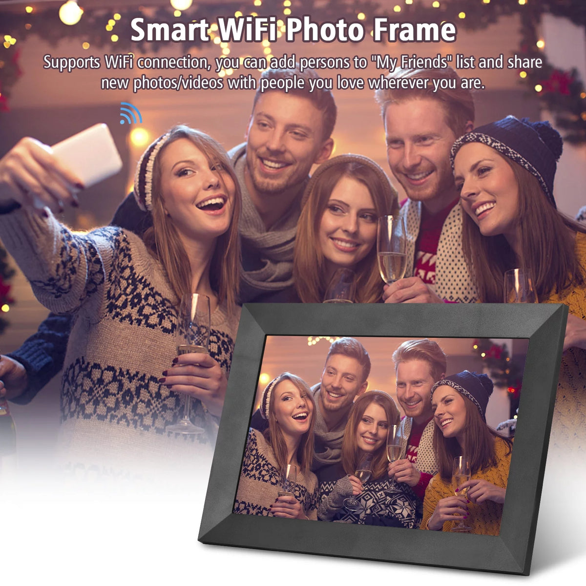 10.1 Inch Smart WiFi Digital Picture Frame M203298