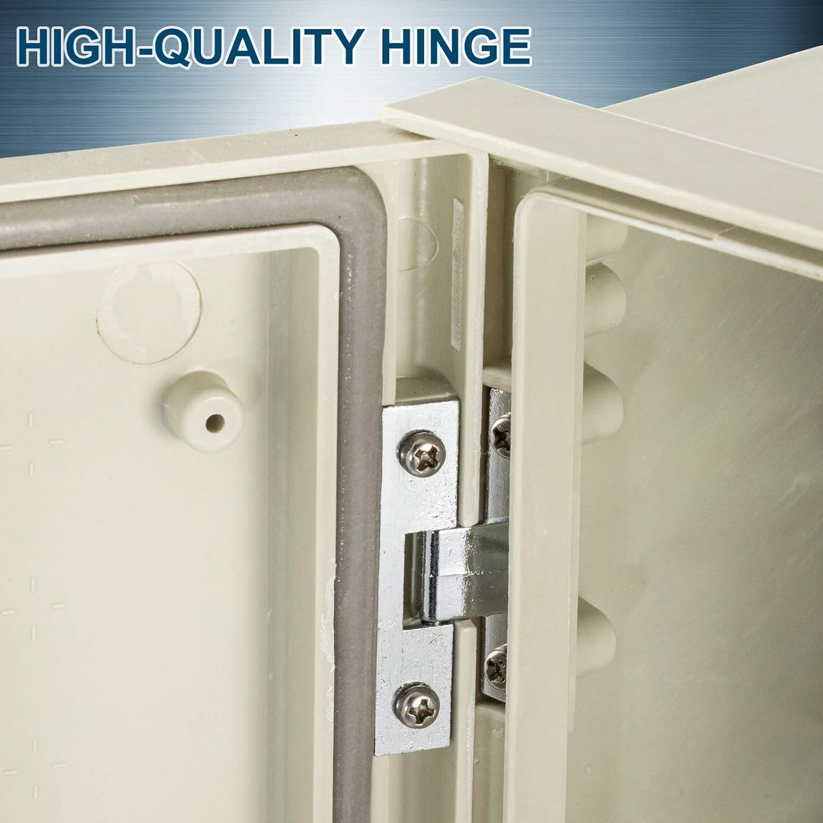 12 x 10 x 6'' NEMA 4X Fiberglass Electrical Enclosure J593