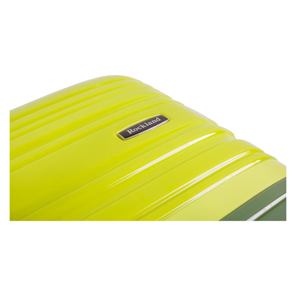 Green Expandable Polycarbonate Carry-On O932396