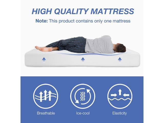 Queen 8 inch Gel Memory Foam Mattress C523887
