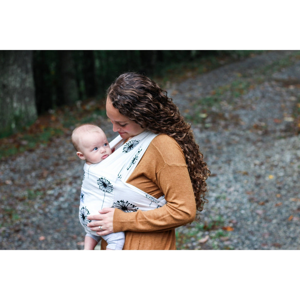 Gray Print Baby Wrap Carrier S858