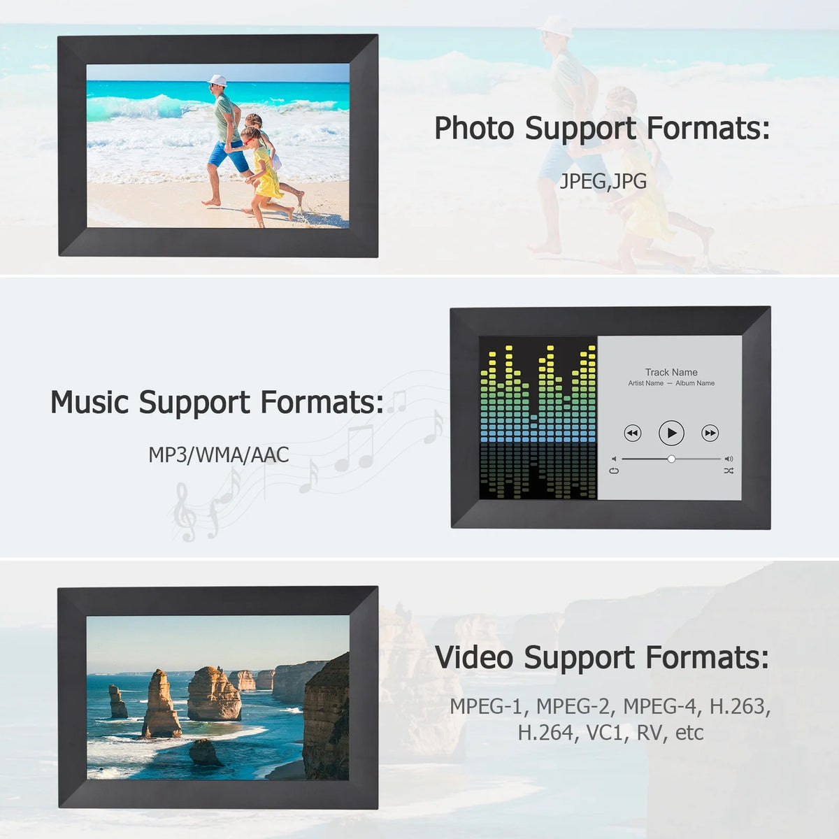 10.1 Inch Smart WiFi Digital Picture Frame M203298