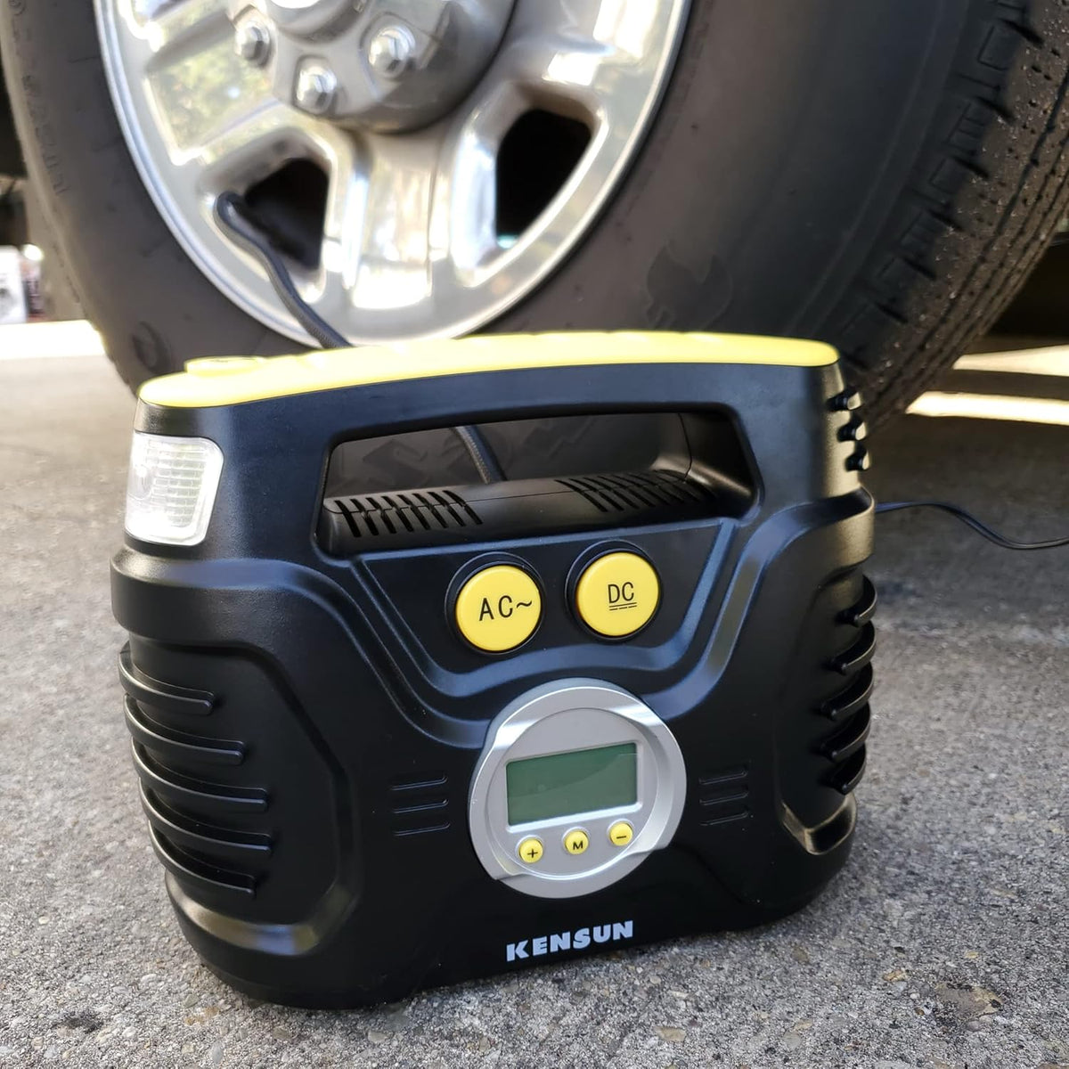 Portable 120psi Auto Air Compressor Pump with Digital Tire Pressure Gauge, Pack of 2 X79640