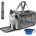 Soft Sided Foldable Pet Carrier with Bowl I3610