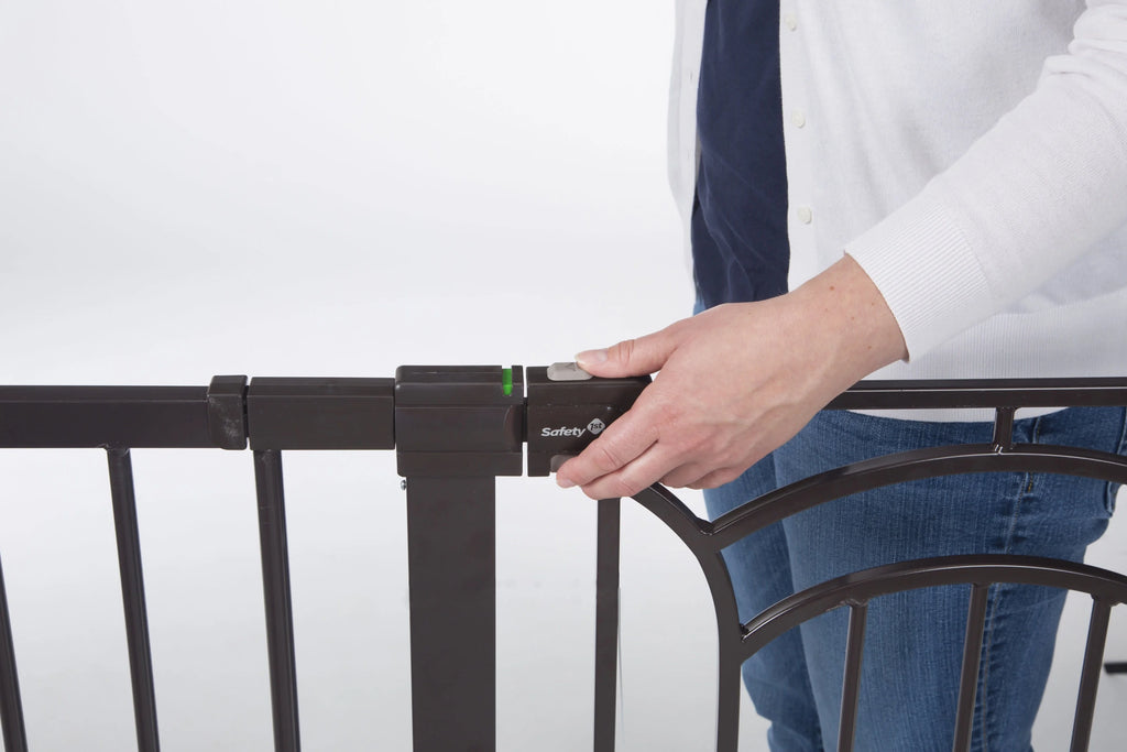 Bronze Tall & Wide Walk Thru Baby Gate C78774