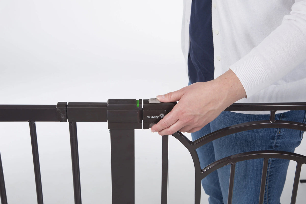Bronze Tall & Wide Walk Thru Baby Gate C78774