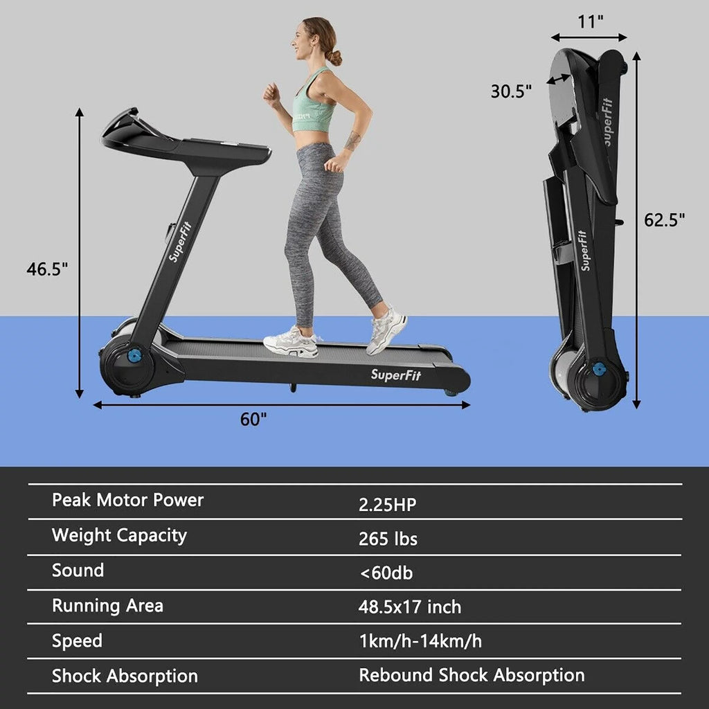 2.25HP Folding Treadmill I797185