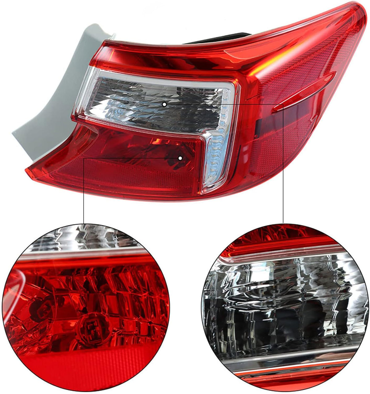 Halogen Rear Brake Tail Light Assembly Pack of 2 I1257