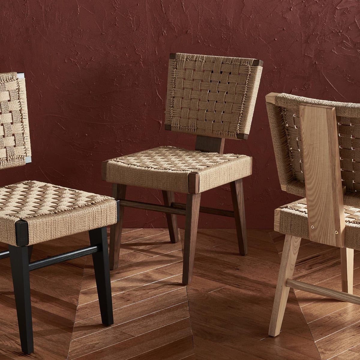 Woven Dining Chair Set of 2 F7120