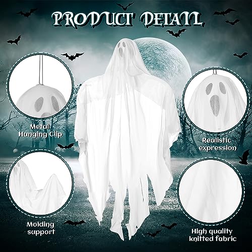 12 Pcs Halloween Hanging Ghost Decoration 27.5 Inch V788563