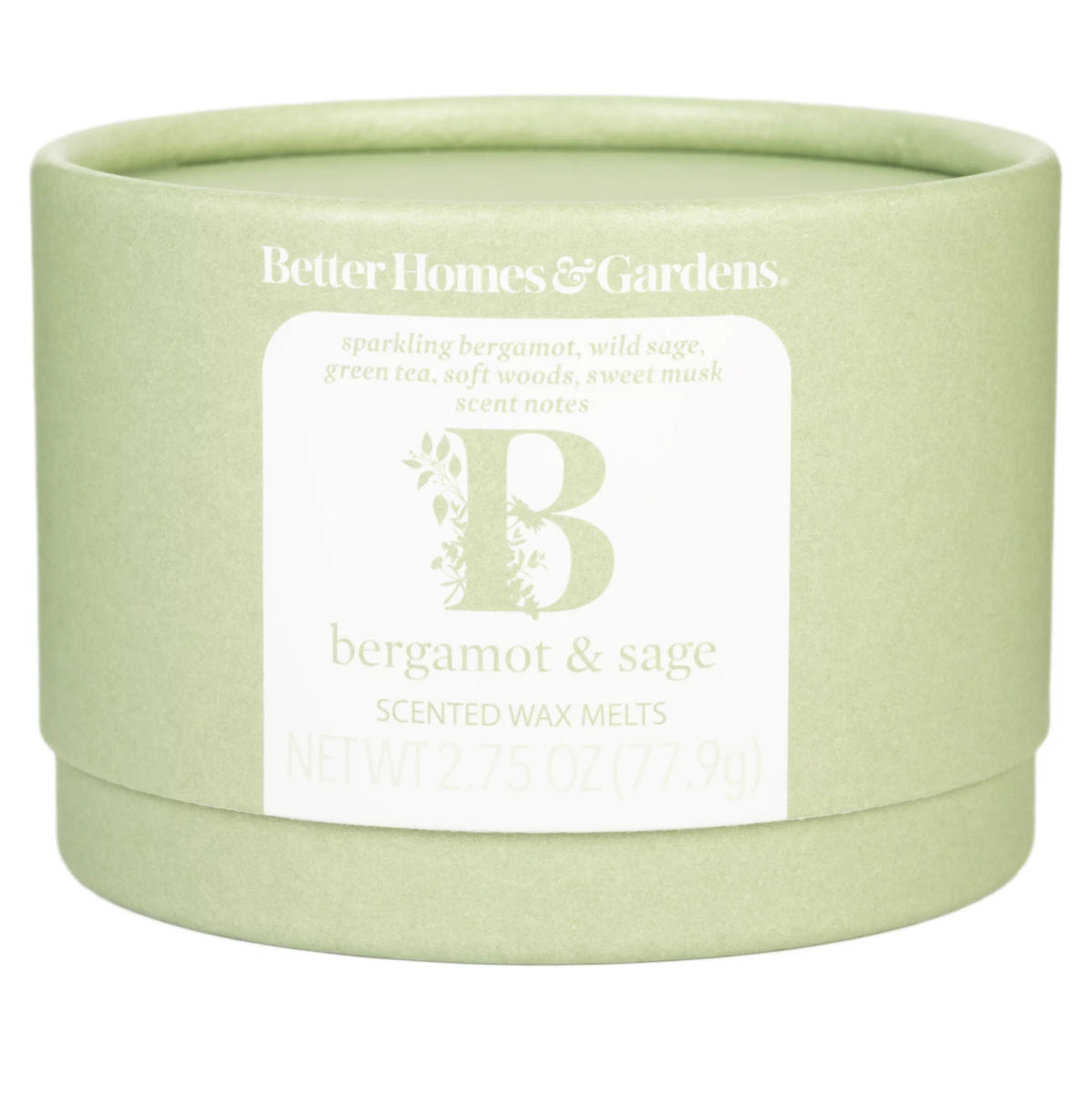 Bergamot & Sage Essential Oil Infused Wax Melts 2.75 oz L388