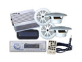 Marine MP3 USB Stereo Radio Receiver with 4 Speakers and 400Watt Amp A513594