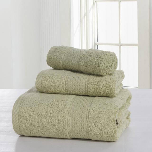 3-Piece 100% Cotton Bath Towel Set E311042