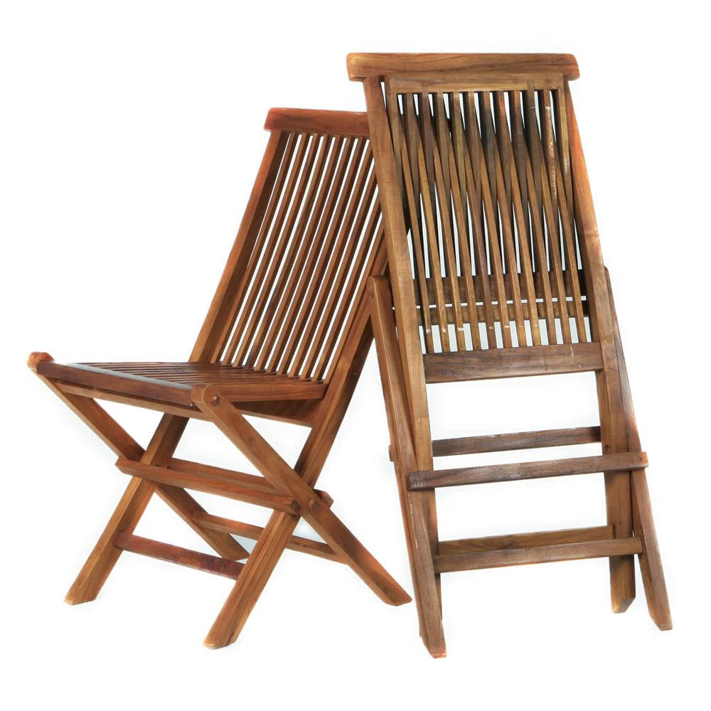 Teak Folding Chair (2) E7959