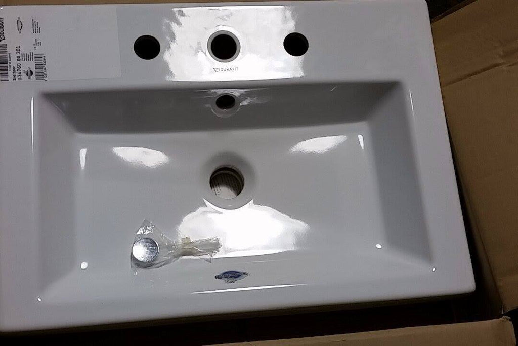 White Alpin Bathroom Sink V693