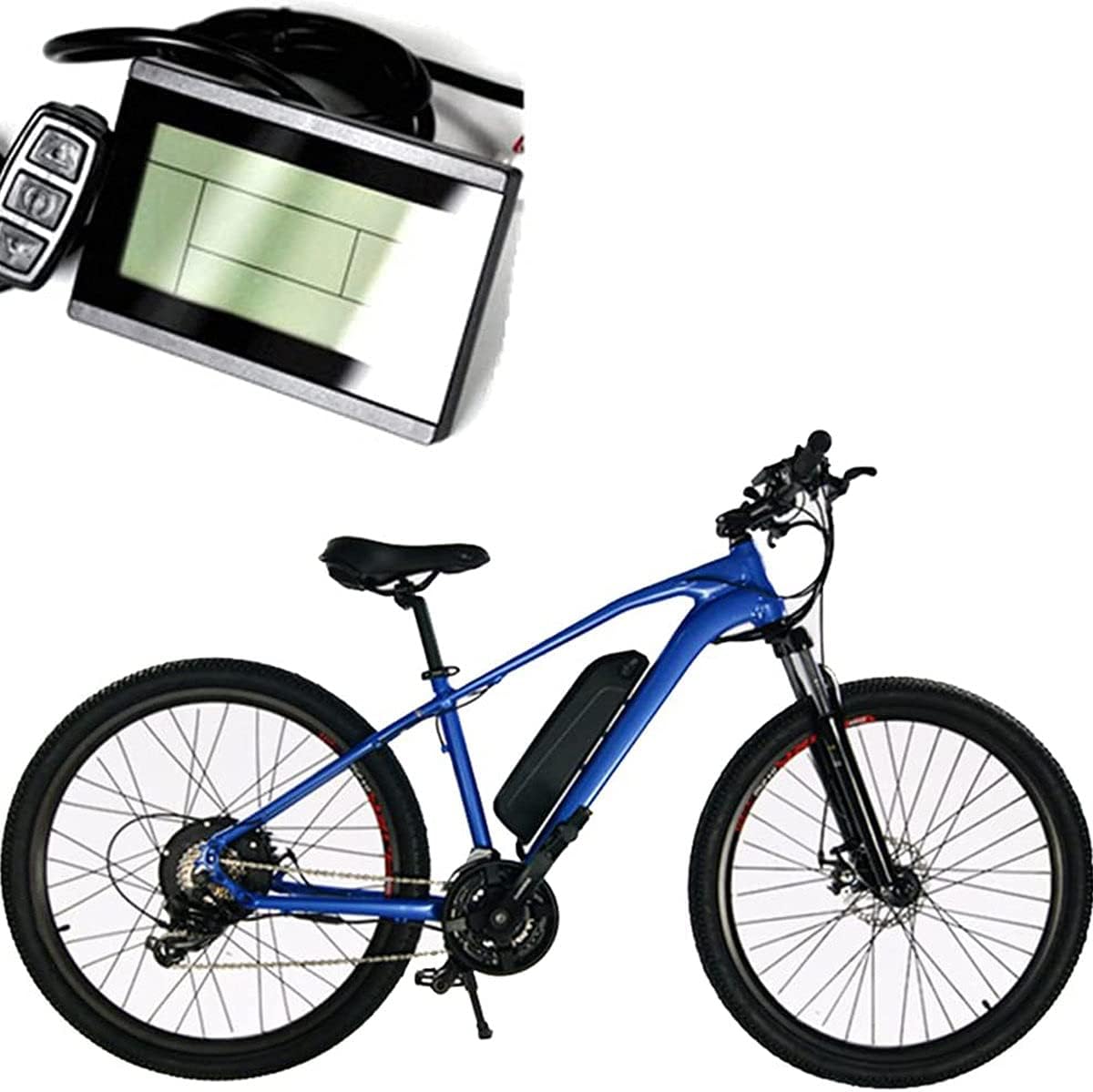 48V 1000W Front Hub Motor Brushless Gear Bicycle Electric Bike Conversion Kit with LCD Display for 26" Wheel T969531