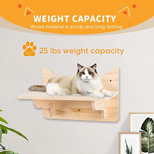 Cat Wall Shelves with 3 Steps H2940