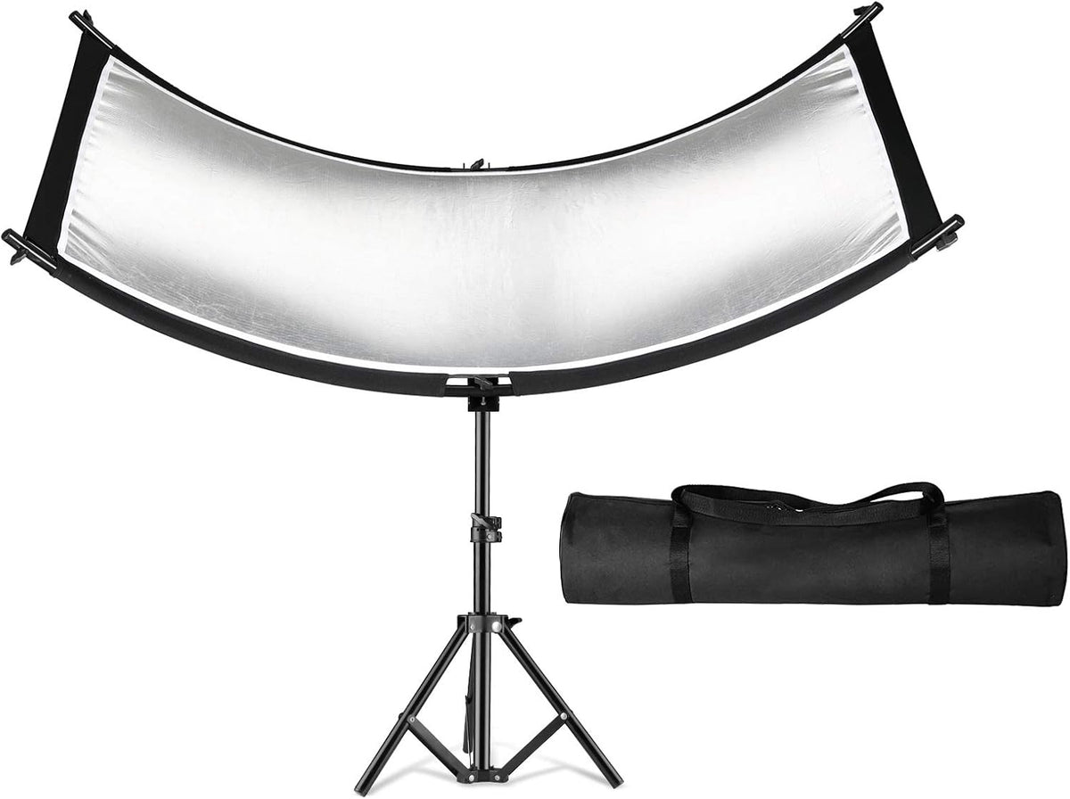 Clamshell Light Reflector Diffuser with Light Stand and Carry Bag W542
