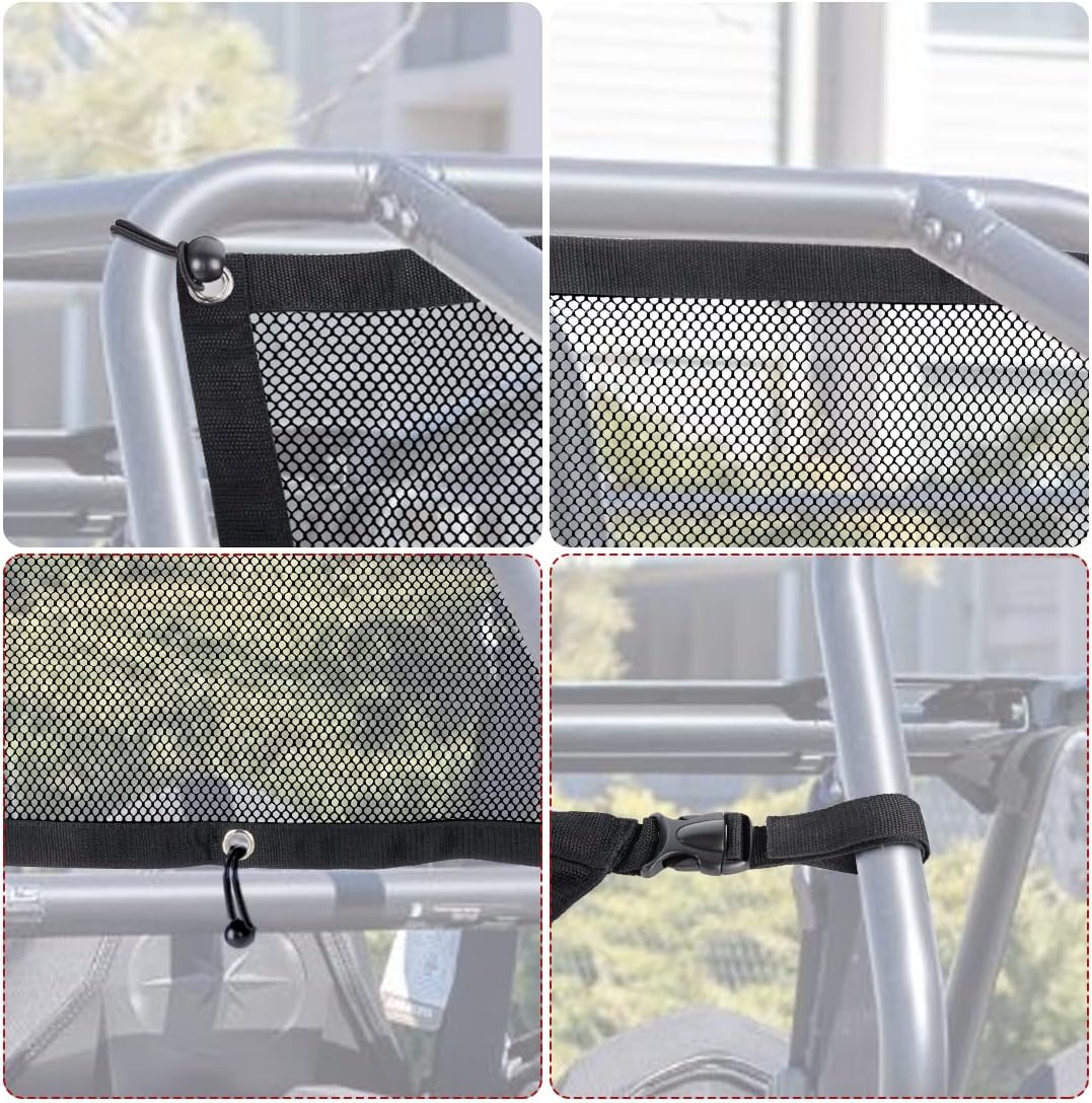 Pack of 2 Roll Cage Mesh Window Nets for Polaris RZR PRO XP/4 K970