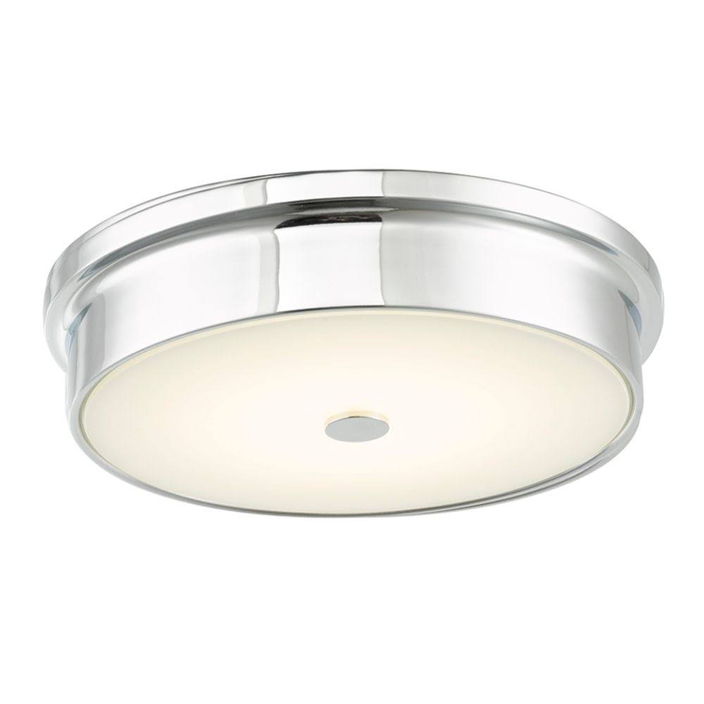 12 inch 16W 1 LED Flush Mount Chrome Y20103