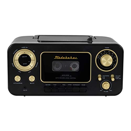 Portable Stereo CD Player with AM/FM Radio and Cassette Player N9018